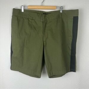 Good Counsel Men’s Tuxedo Shorts- Size 46- Olive Green Black